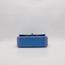 Load image into Gallery viewer, Chanel exotic snakeskin blue mini
