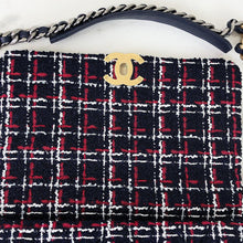 Load image into Gallery viewer, Chanel 19 medium/large tweed multi colour
