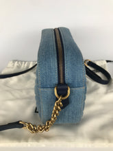 Load image into Gallery viewer, Gucci denim marmont camera bag
