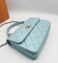 Load image into Gallery viewer, Chanel 29 series light blue trendy cc with card
