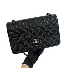 Load image into Gallery viewer, Chanel black patent jumbo
